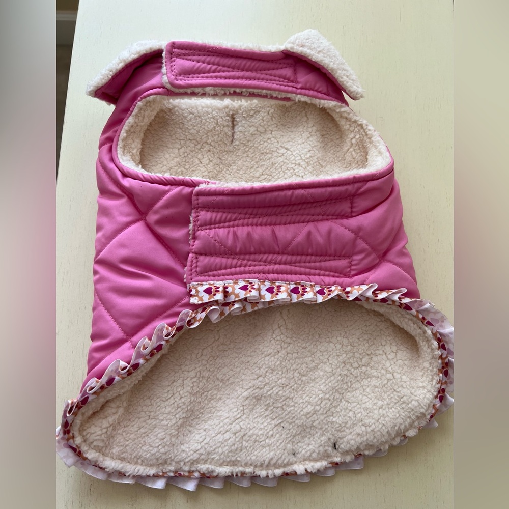 Pink Quilted Designer Jacket. - Picture 3 of 9